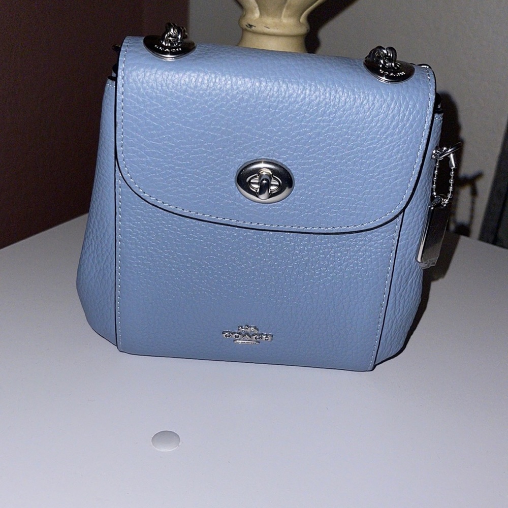 Coach Mini Pebble Convertable Backpack